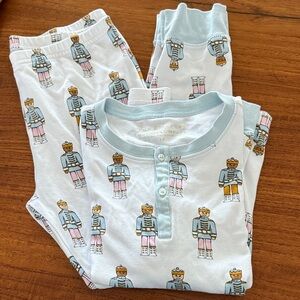 TBBC Kids Light Blue Nutcracker Print Pajama Set